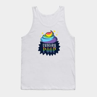 Unicorn Poop Design Tank Top